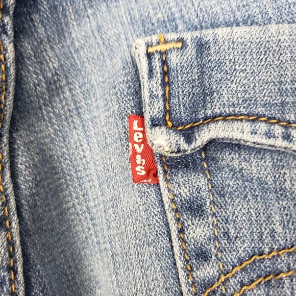 Levi's Women's Size 8 Curvy Bootcut Jeans Retro Flap Pockets Western Cowgirl - Picture 8 of 13